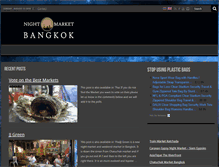 Tablet Screenshot of nightmarketbangkok.com